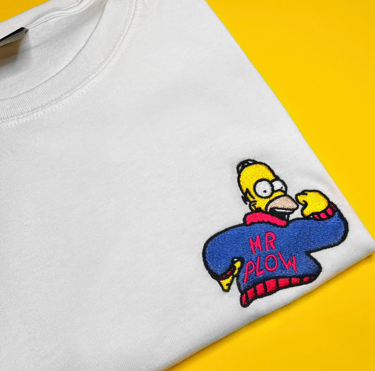 Mr Plow - Unisex Embroidered Tees