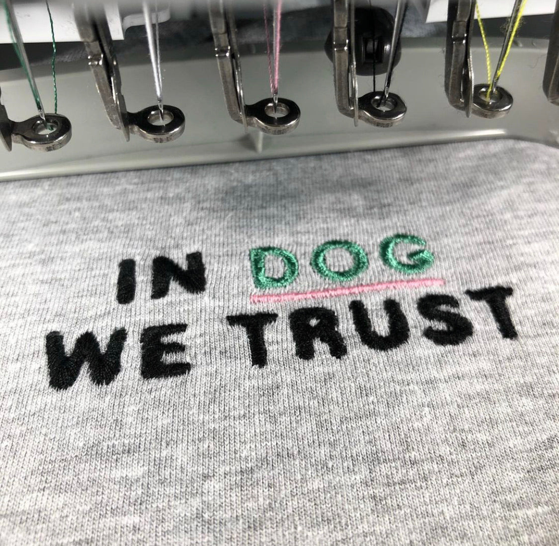 In Dog We Trust - Unisex Embroidered Print