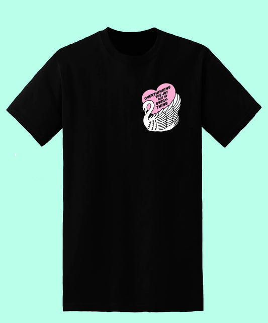 Overthinking Swan - White/Black